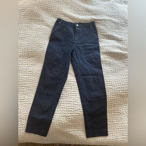Vanessa Seward Dark Blue Straight Leg Jeans preowned excellent sold as is